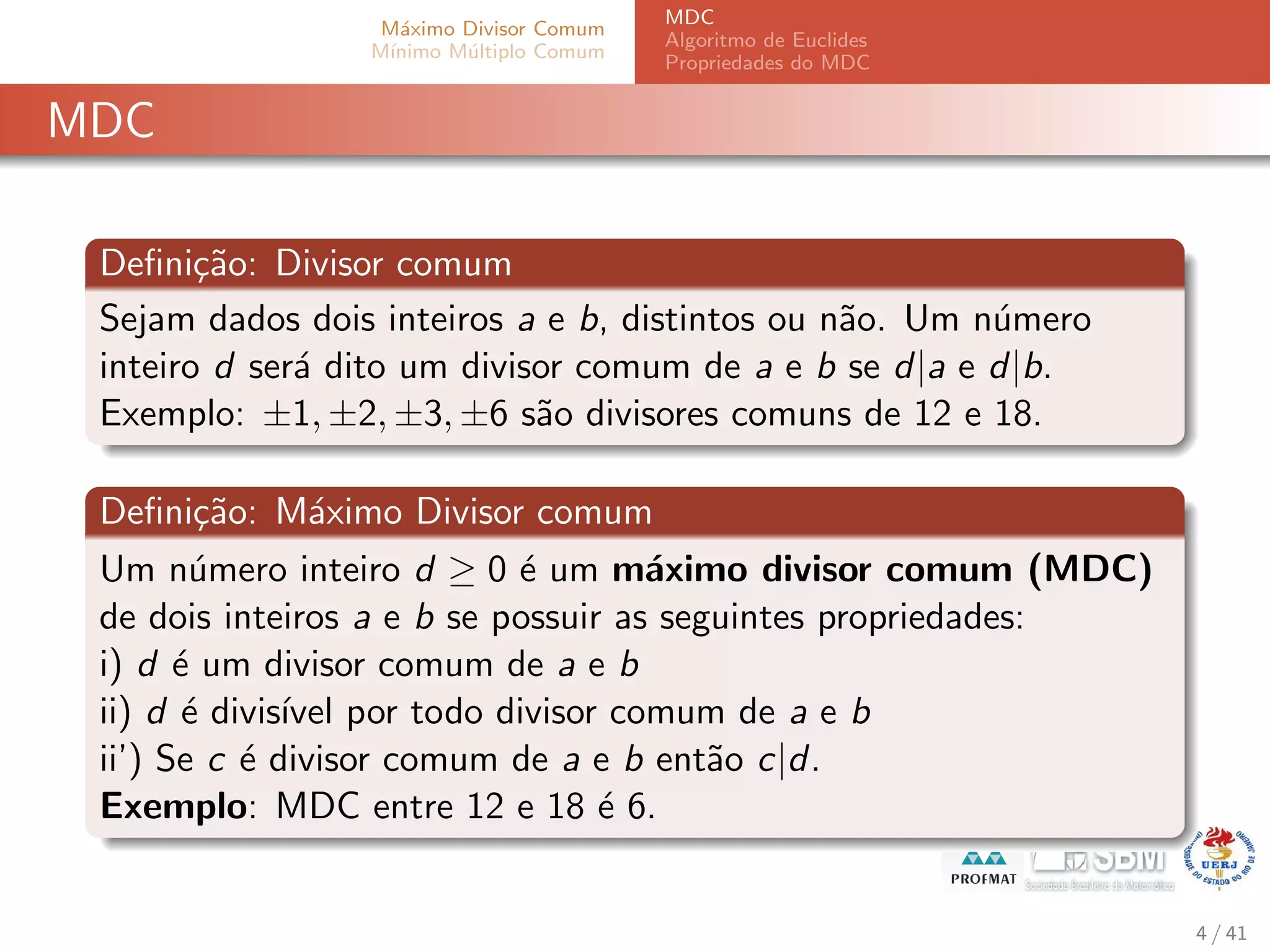 MDC com Números Maiores: Fatoração em Primos - inspiração 1