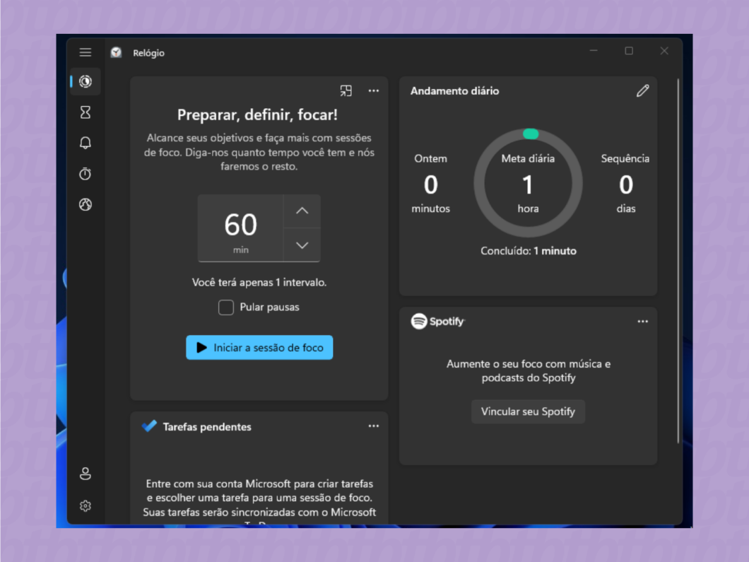 Criando Horários de Foco sob Medida no Windows - inspiração 1