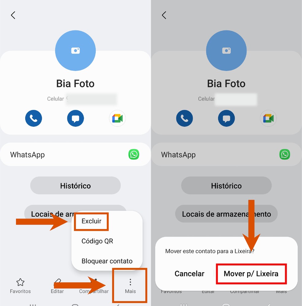 O Método Direto: Excluindo um Contato pelo App - inspiração 1
