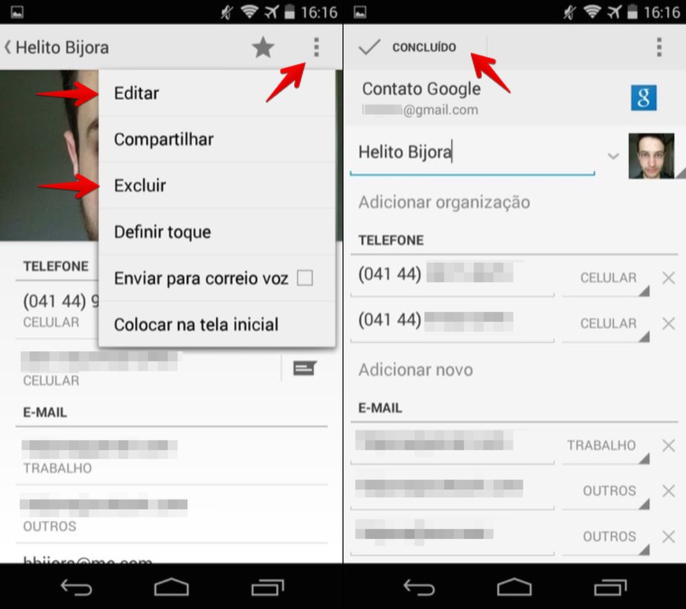 Sincronizando com sua Agenda Telefônica: A Origem do Contato - inspiração 2