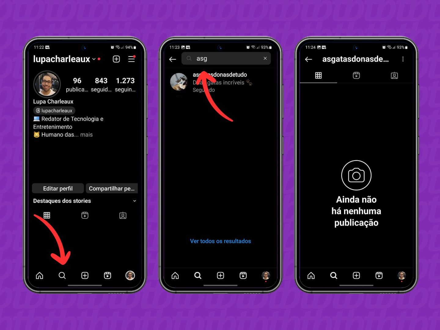 A busca que não traz resultados - inspiração 1