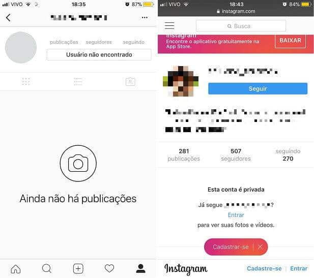 A falta de atualizações no status de atividade - inspiração 2