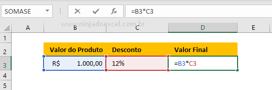 Criando Fórmulas de Subtração Mais Complexas com Funções - inspiração 1