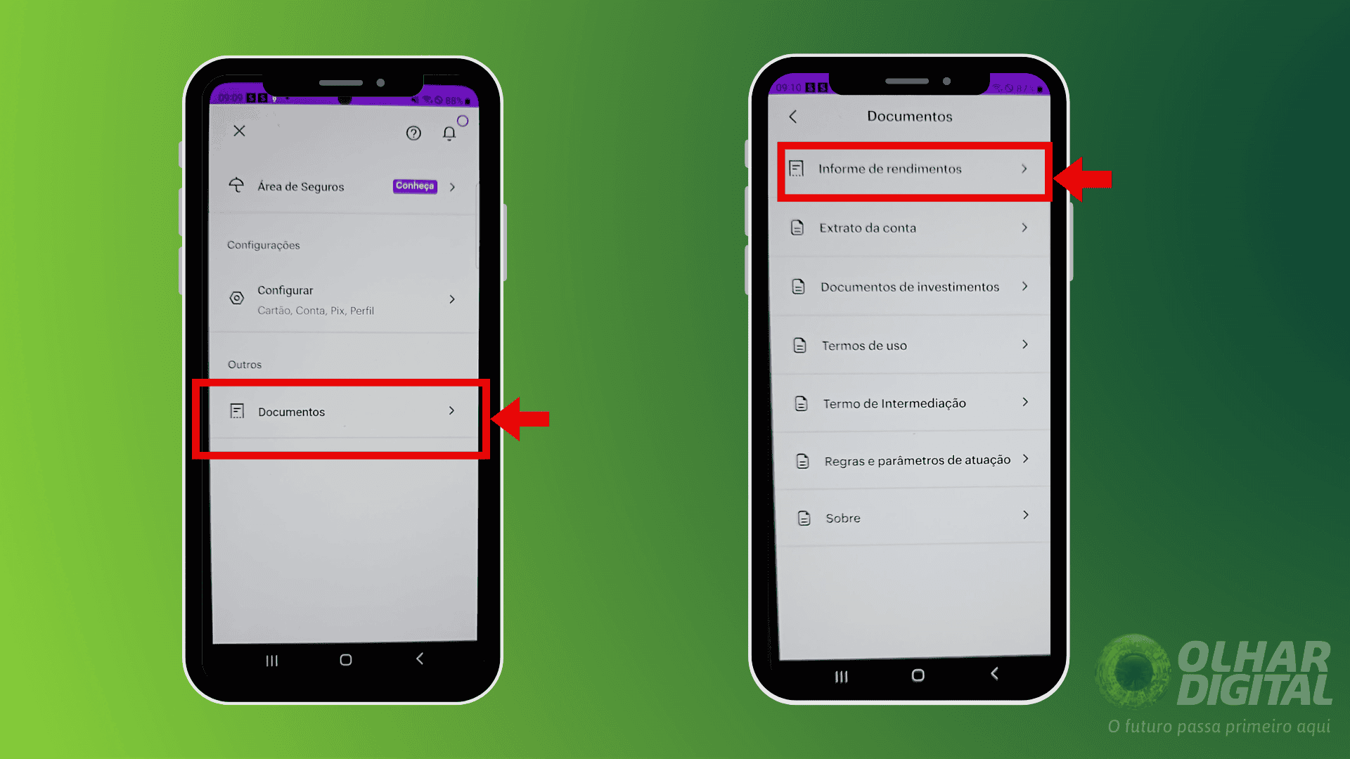 Onde Encontrar o Informe de Rendimento no Site Nubank - inspiração 2