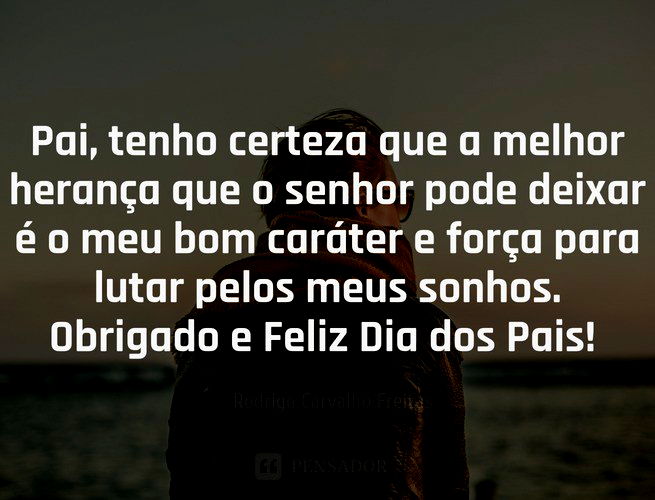 Para o Sogro Querido: Gratidão e Carinho - inspiração 2