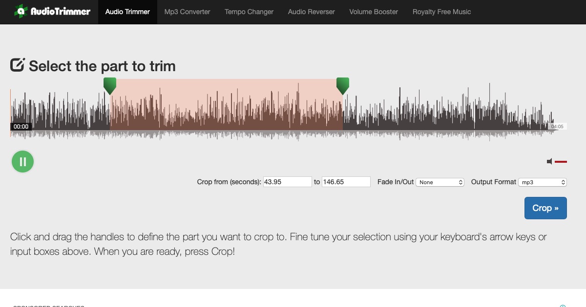Passo a Passo: Fazendo Seu Primeiro Corte de Áudio Online - inspiração 2