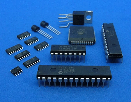 A evolução: de peças enormes a chips minúsculos - inspiração 1