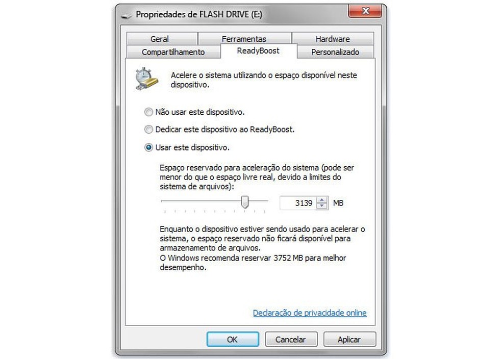 Configurações de Energia Inadequadas - inspiração 1