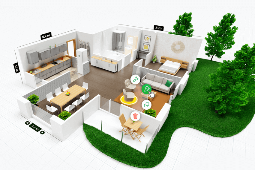 Cores e Texturas: Experimente Acabamentos Sem Compromisso - inspiração 1