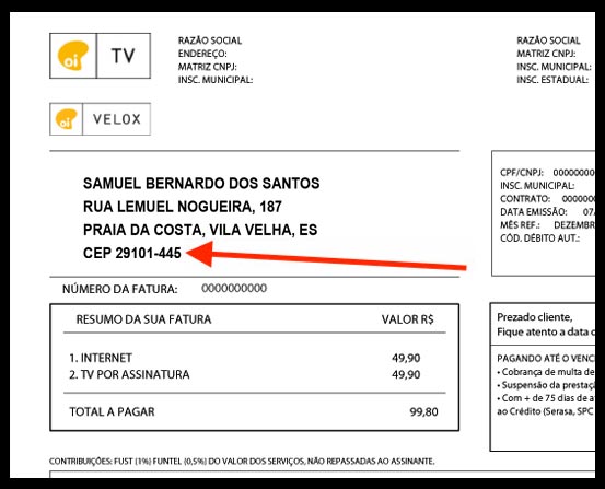 Como descobrir o CEP de um endereço específico? - inspiração 1