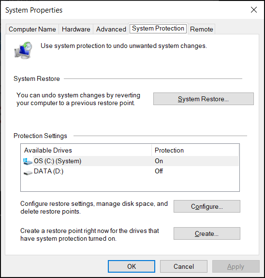 Acessando a Restauração do Sistema no Windows 2025 - inspiração 1