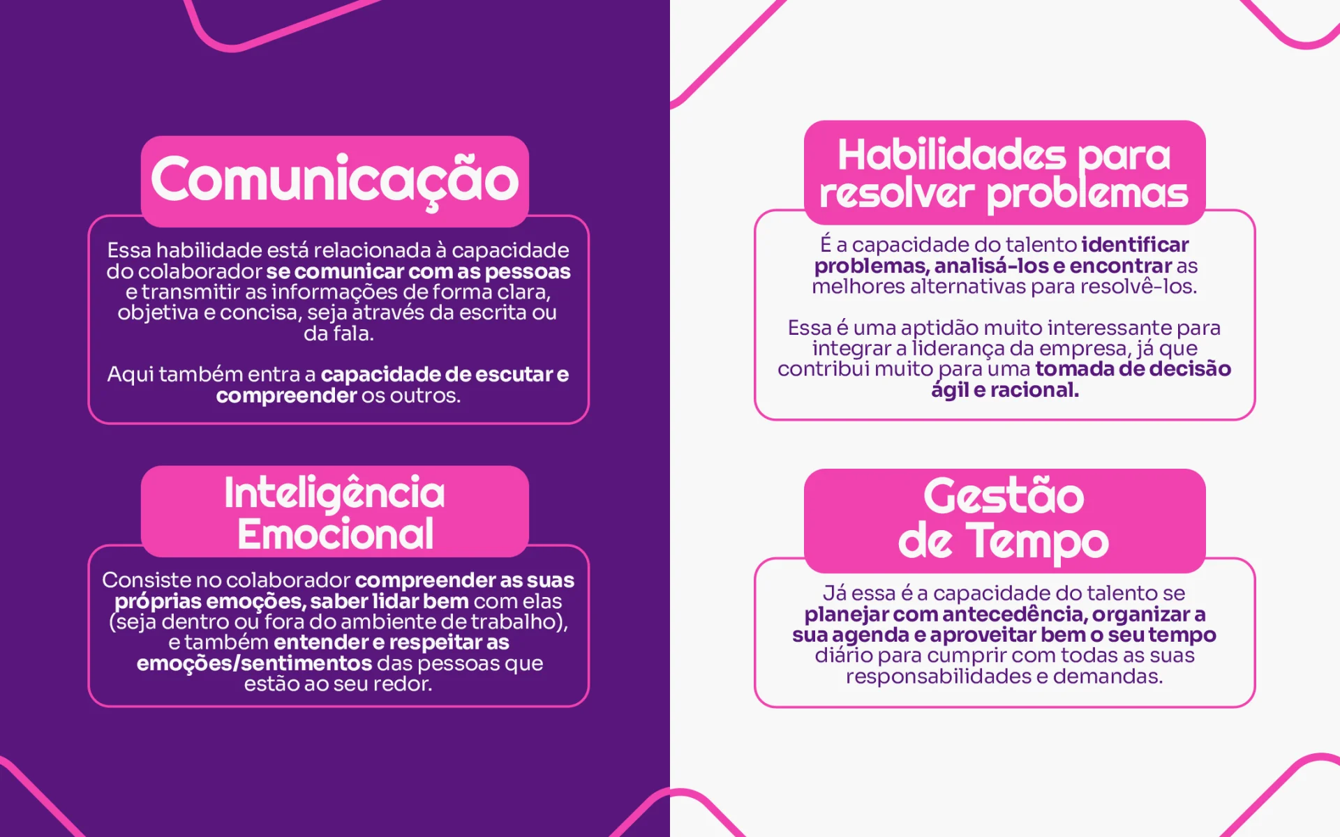 5 ideias de títulos:
1. Como Desenvolver Soft Skills Essenciais para Desenvolvedores
2. A Comunicação Eficaz: A Chave para o Sucesso de um Dev
3. Trabalho em Equipe e Colaboração: Pilares para Projetos de Software
4. Pensamento Crítico e Resolução de Problemas: Habilidades Indispensáveis para Devs
5. Soft Skills: O Diferencial para sua Carreira em Tecnologia