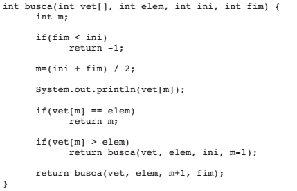 implementação busca binária python
