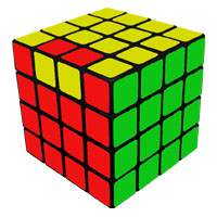 como fazer cruz amarela cubo 4x4 passo a passo