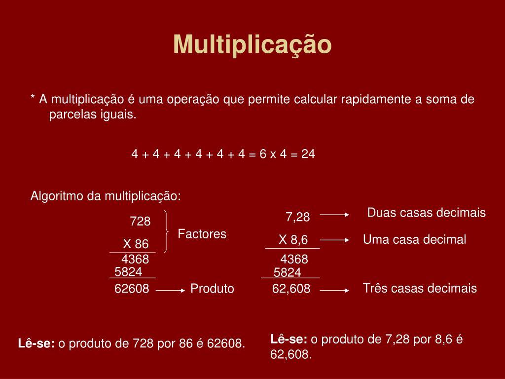 Multiplicação por Decomposição: Exemplos e Dicas Práticas