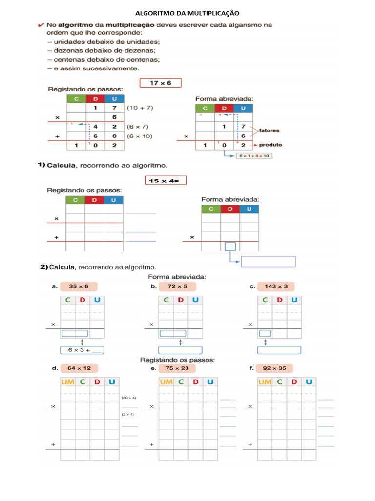 Dicas para não errar na multiplicação