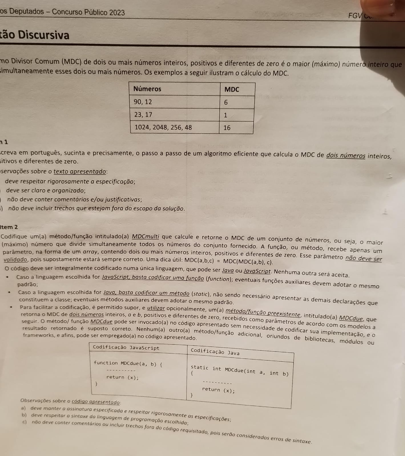 algoritmo de euclides mdc
