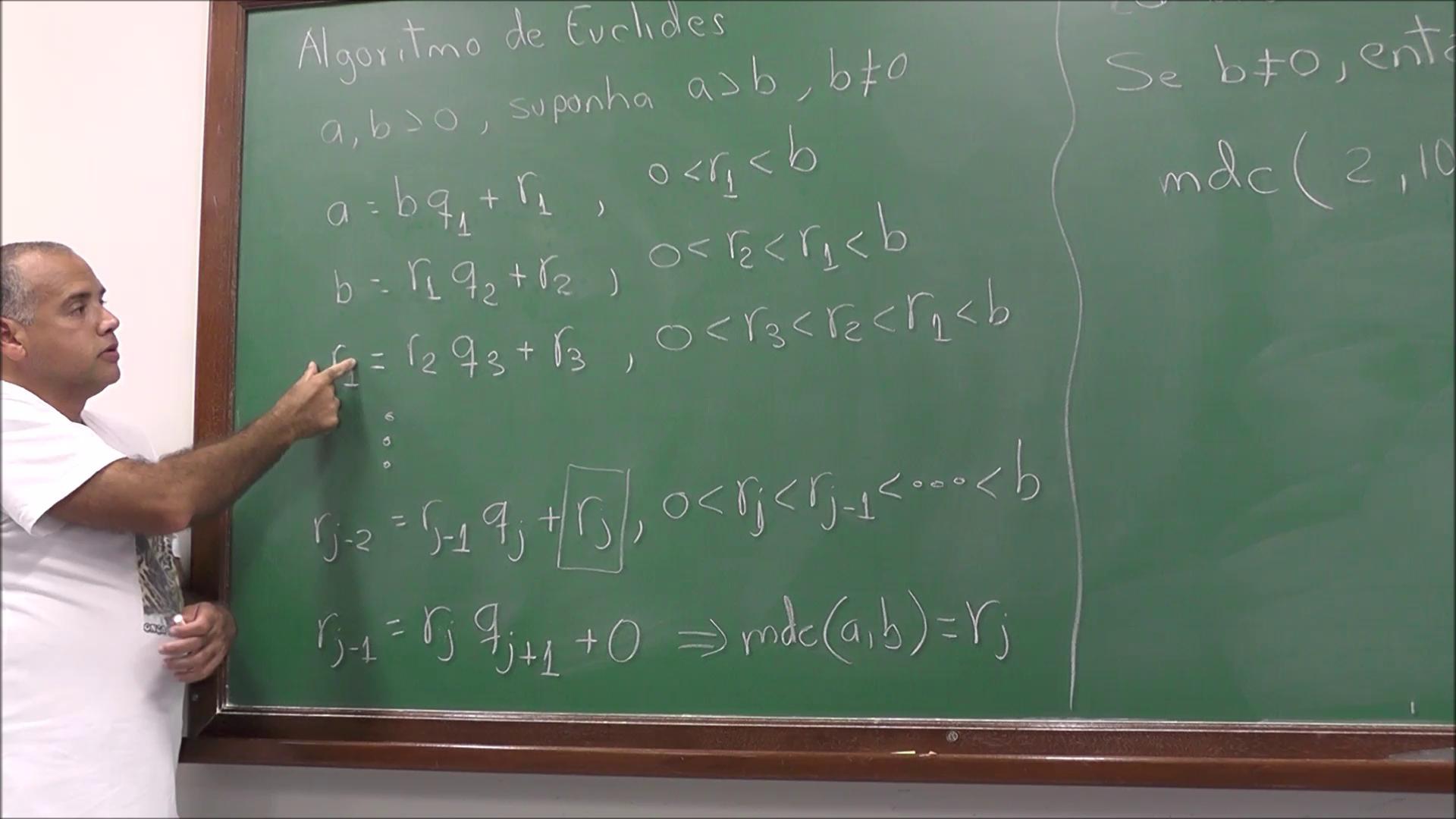 algoritmo de euclides mdc