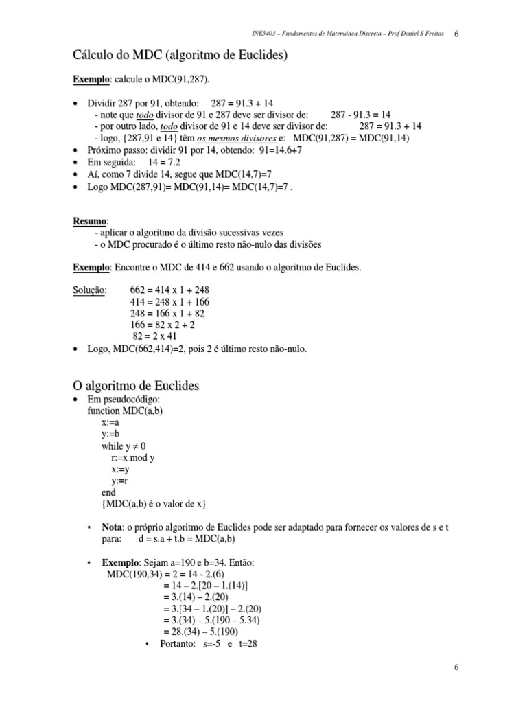 5 ideias de títulos:
1. Algoritmo de Euclides: O Guia Completo para Calcular o MDC
2. Desvendando o Algoritmo de Euclides: Passo a Passo e Exemplos Práticos
3. Por que o Algoritmo de Euclides é Essencial para Encontrar o MDC?
4. Algoritmo de Euclides vs. Fatoração: Qual o Mais Eficiente?
5. Aplicações do Algoritmo de Euclides na Matemática e Programação