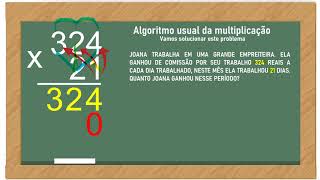 algoritmo multiplicação