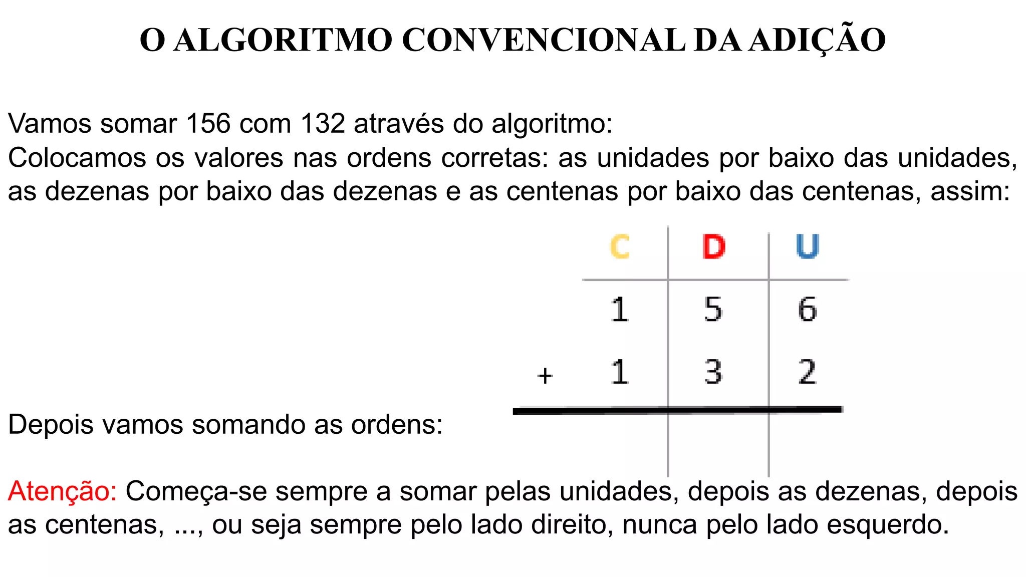 A história do algoritmo de subtração