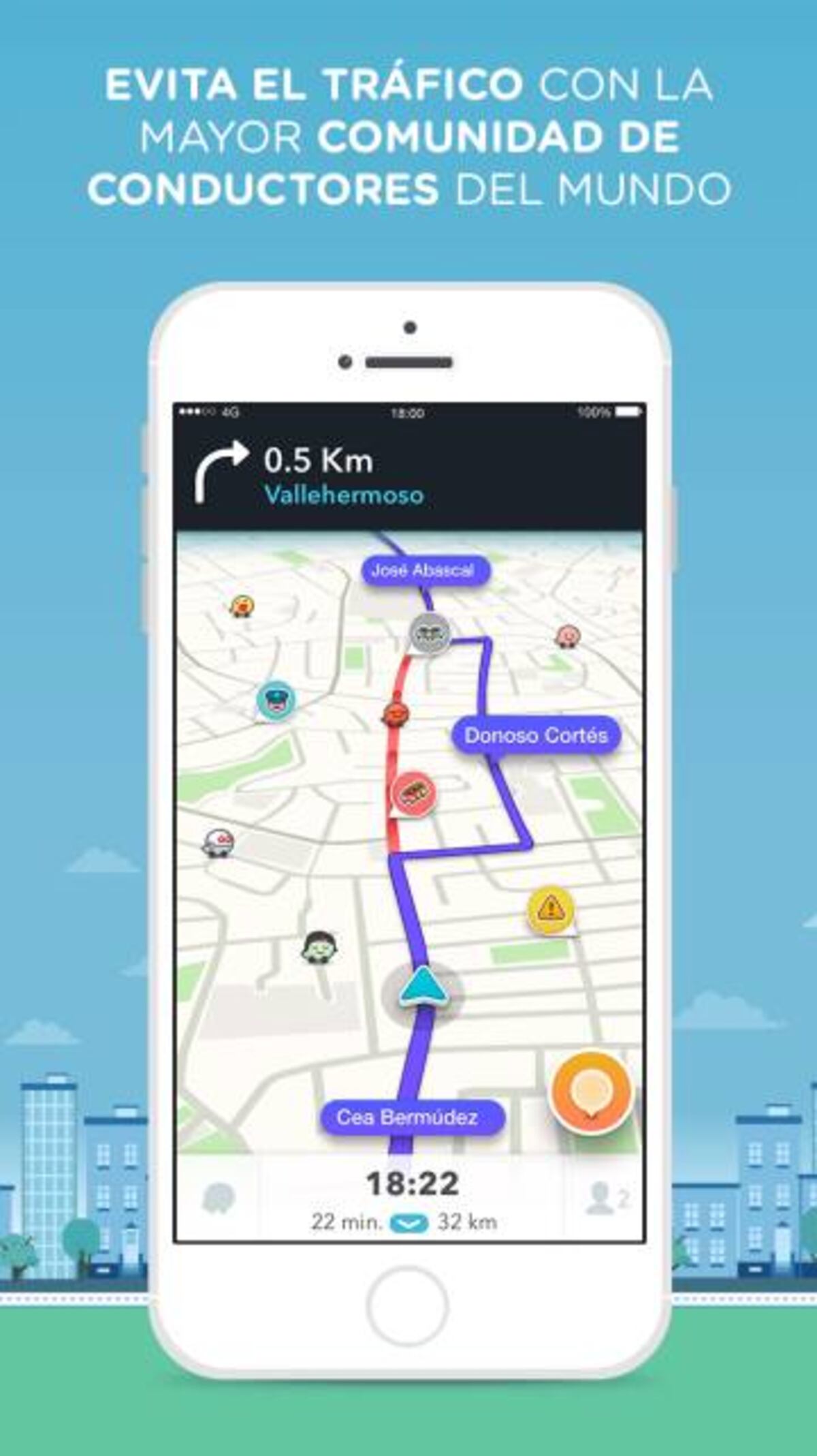 algoritmo waze python
