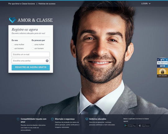 plataforma para solteiros maduros