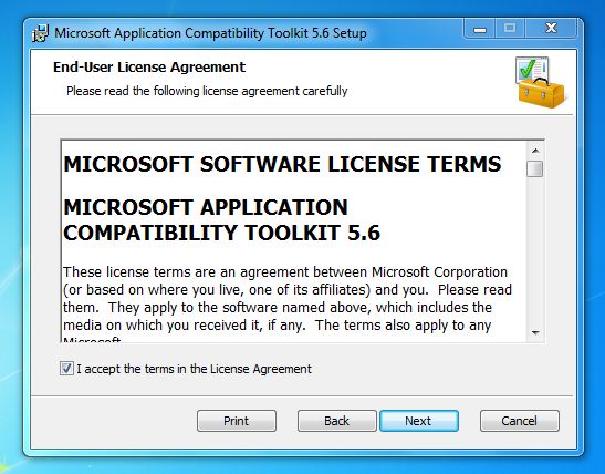melhores práticas para usar application compatibility toolkit