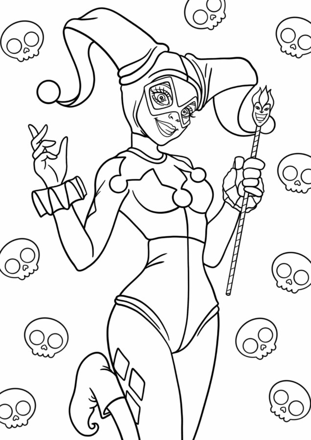 A evolução do visual da Arlequina nos desenhos