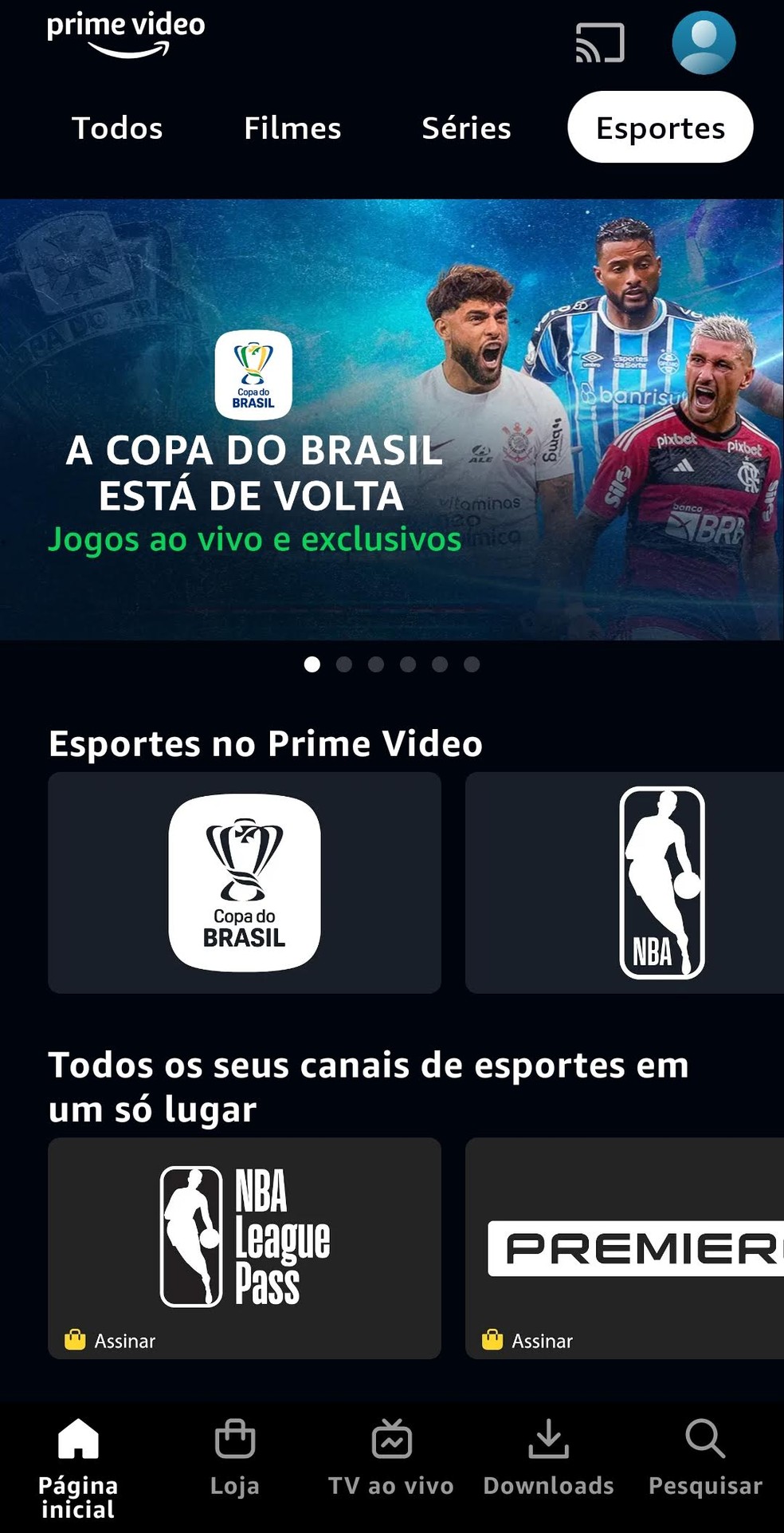 assistir jogos online
