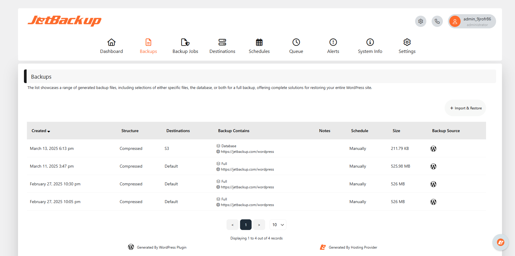 melhores ferramentas de backup para cpanel