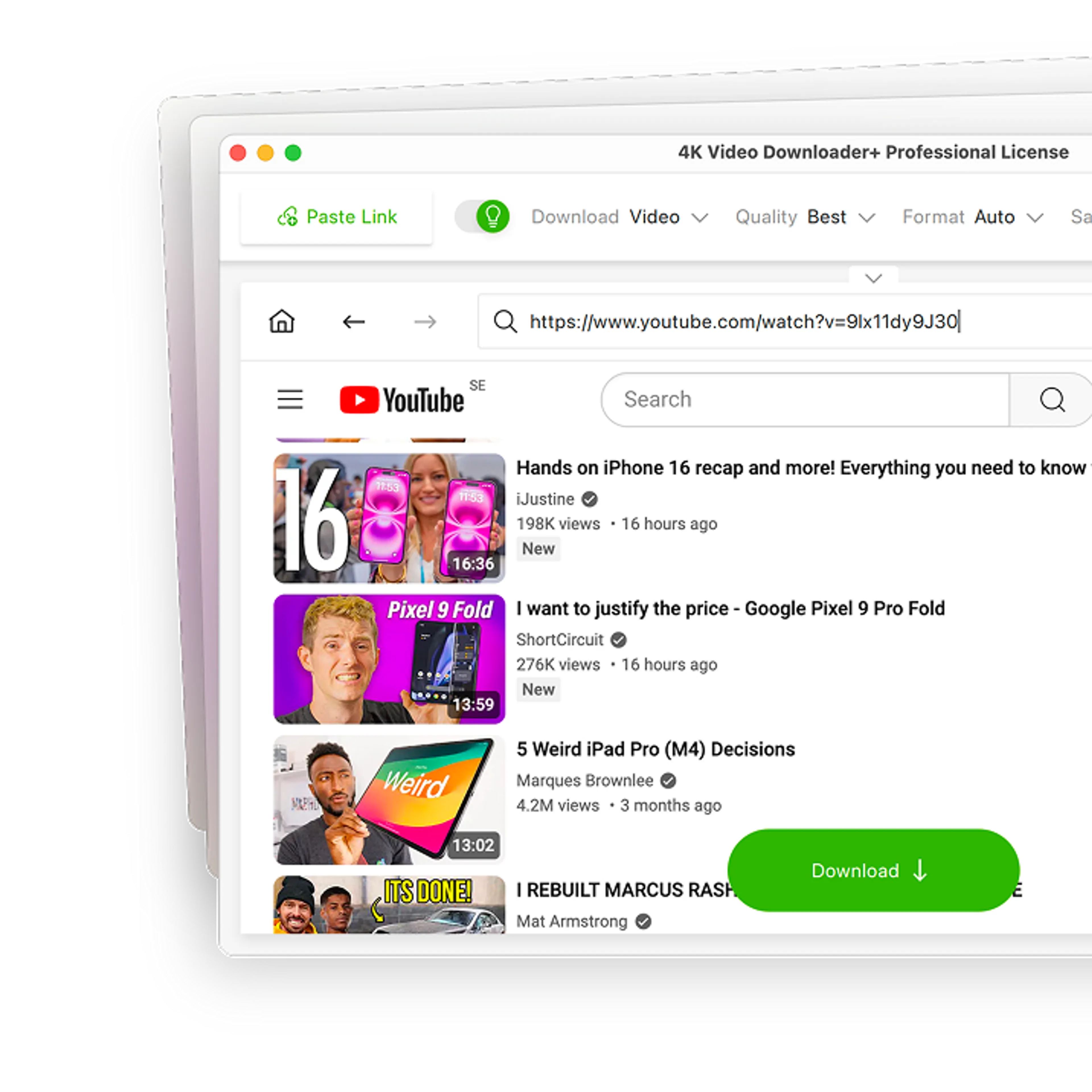baixar vídeo do youtube grátis