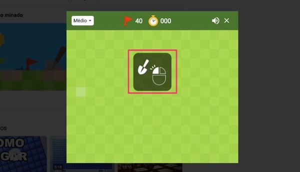 campo minado do google