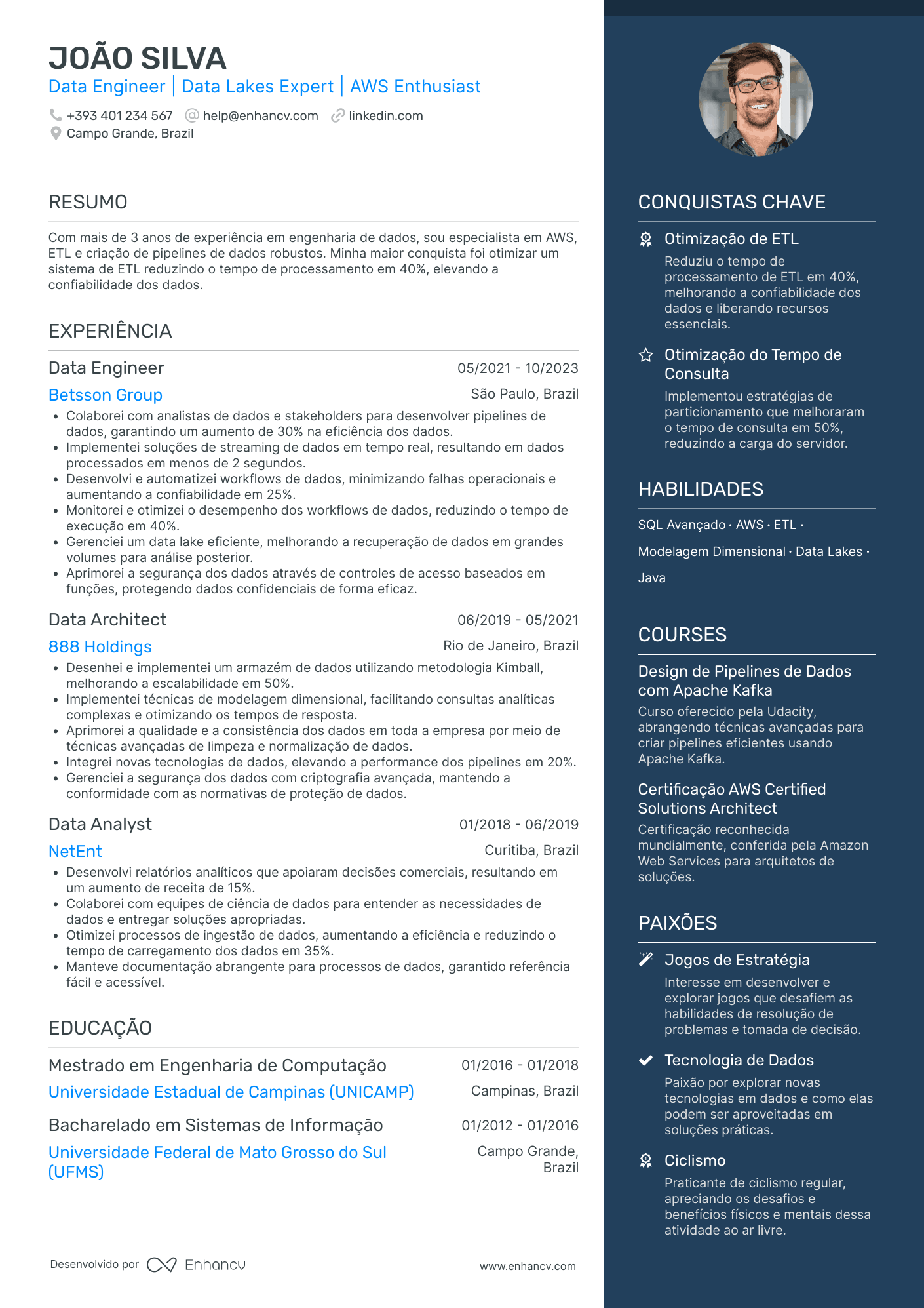 carreira em engenharia de dados