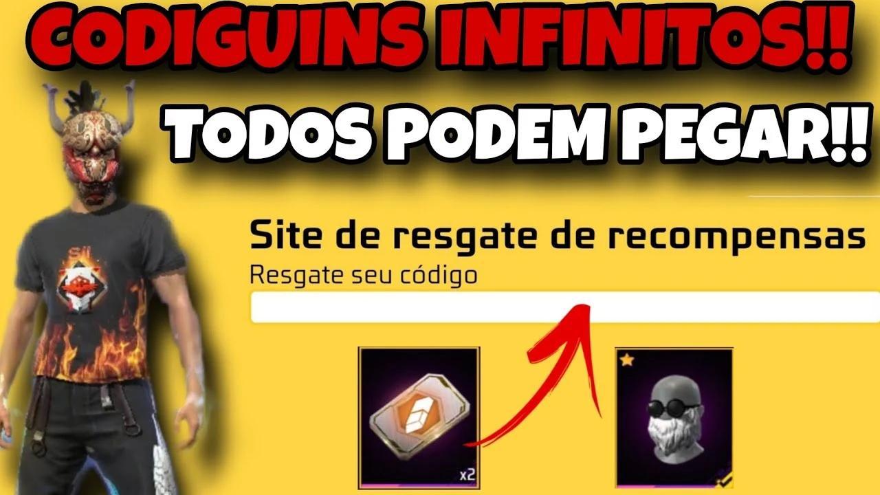 free fire recompensa código