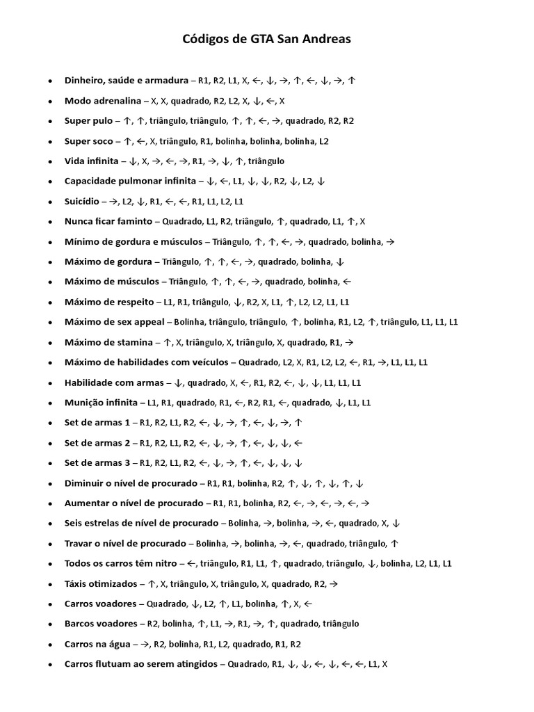 erros comuns ao usar códigos gta sa mobile