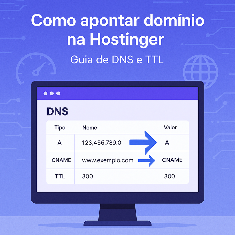 como apontar dominio para ip