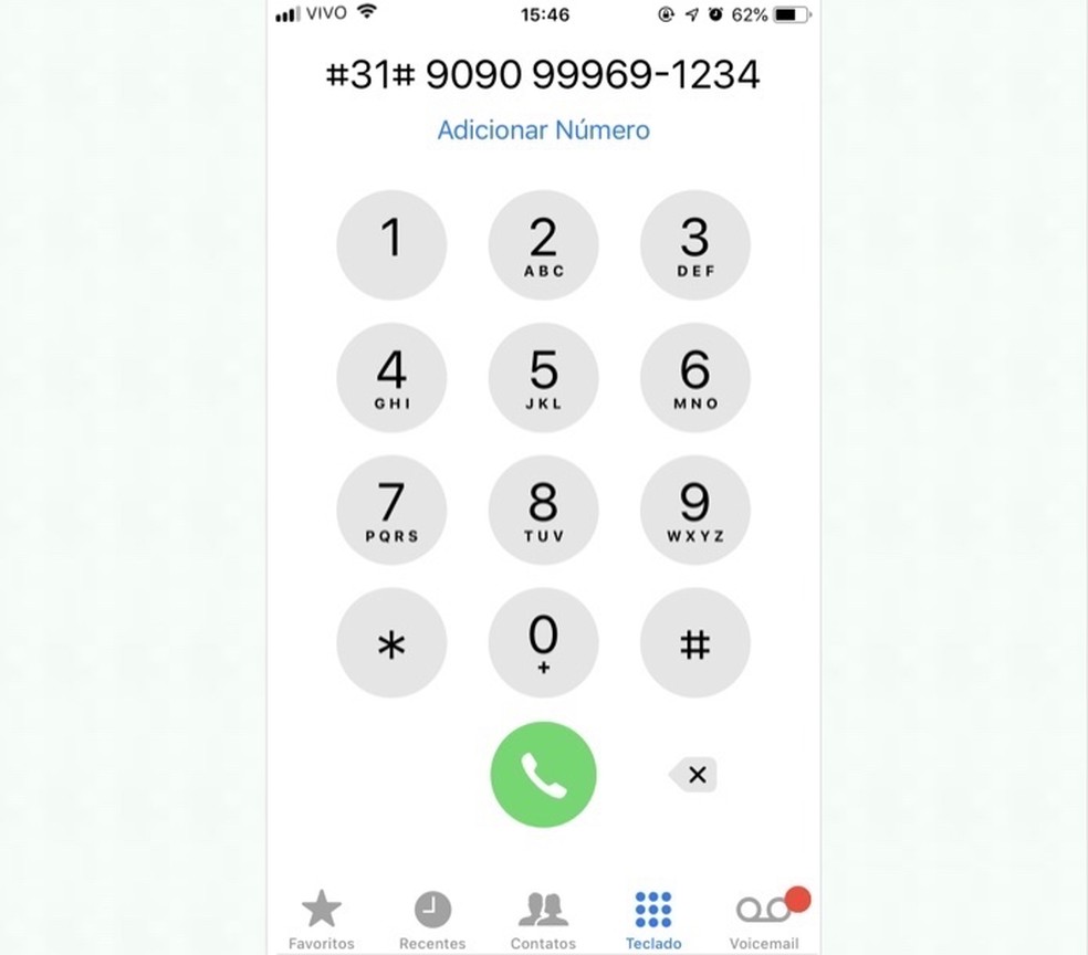como ligar restrito para qualquer número