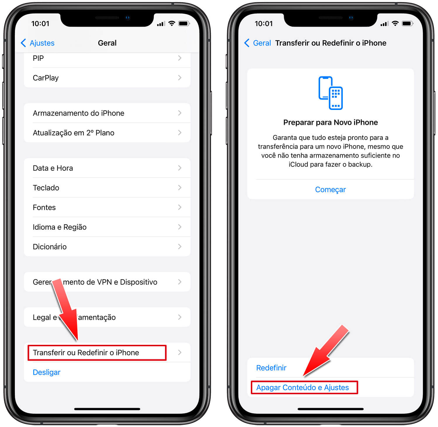 Como fazer backup do iPhone antes de resetar