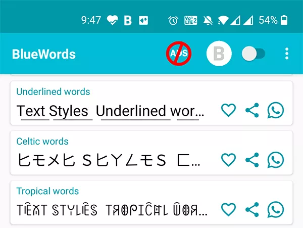 como sublinhar no whatsapp