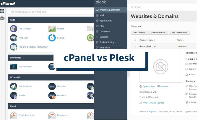 Guia completo: cPanel ou Plesk para iniciantes