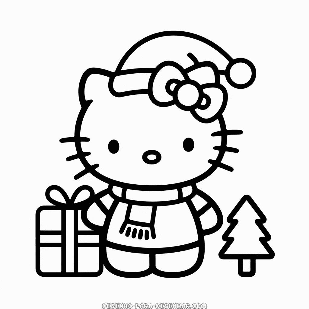 Como Criar Seus Próprios Desenhos de Natal Kawaii