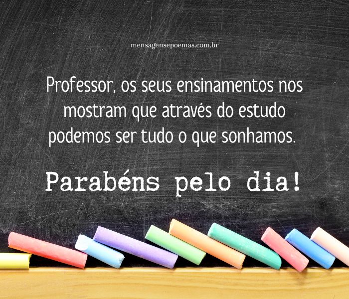 frase dia do professor inspiração