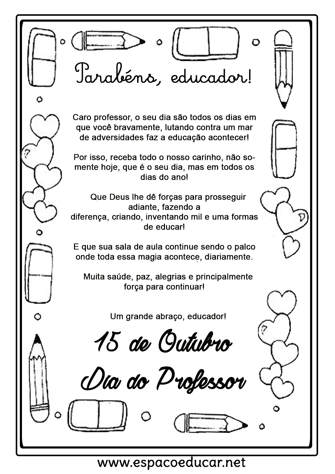 dia do professor 2026 data