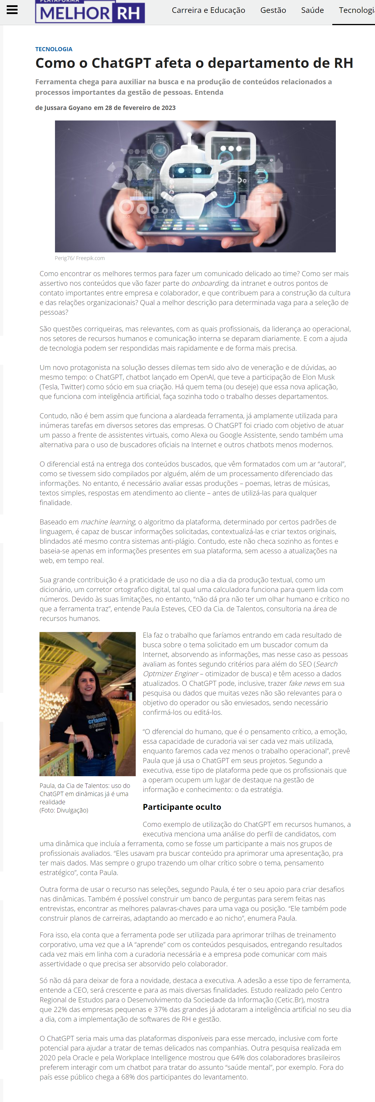 olhar digital vs tecmundo comparativo