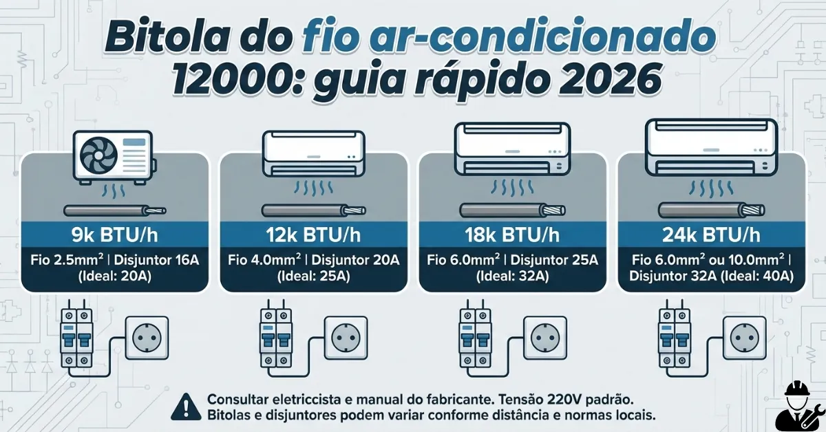 Voltagem e a Escolha Certa
5. Instalação Segura: Fiação e Disjuntor para Ar Condicionado conforme NBR 5410