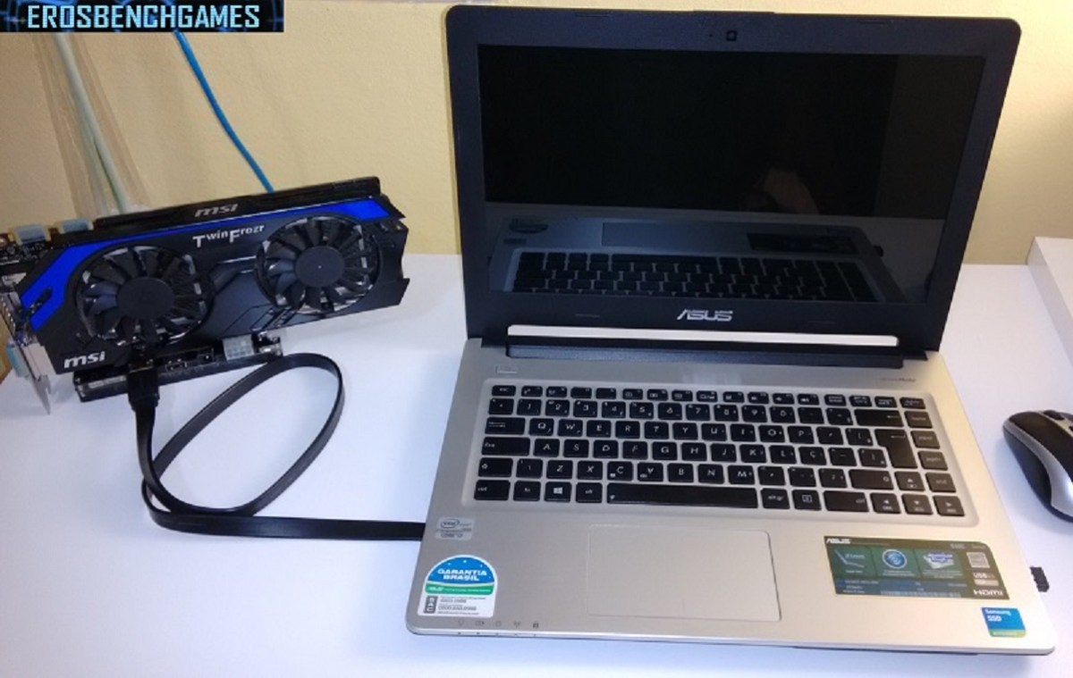placa de vídeo externa notebook