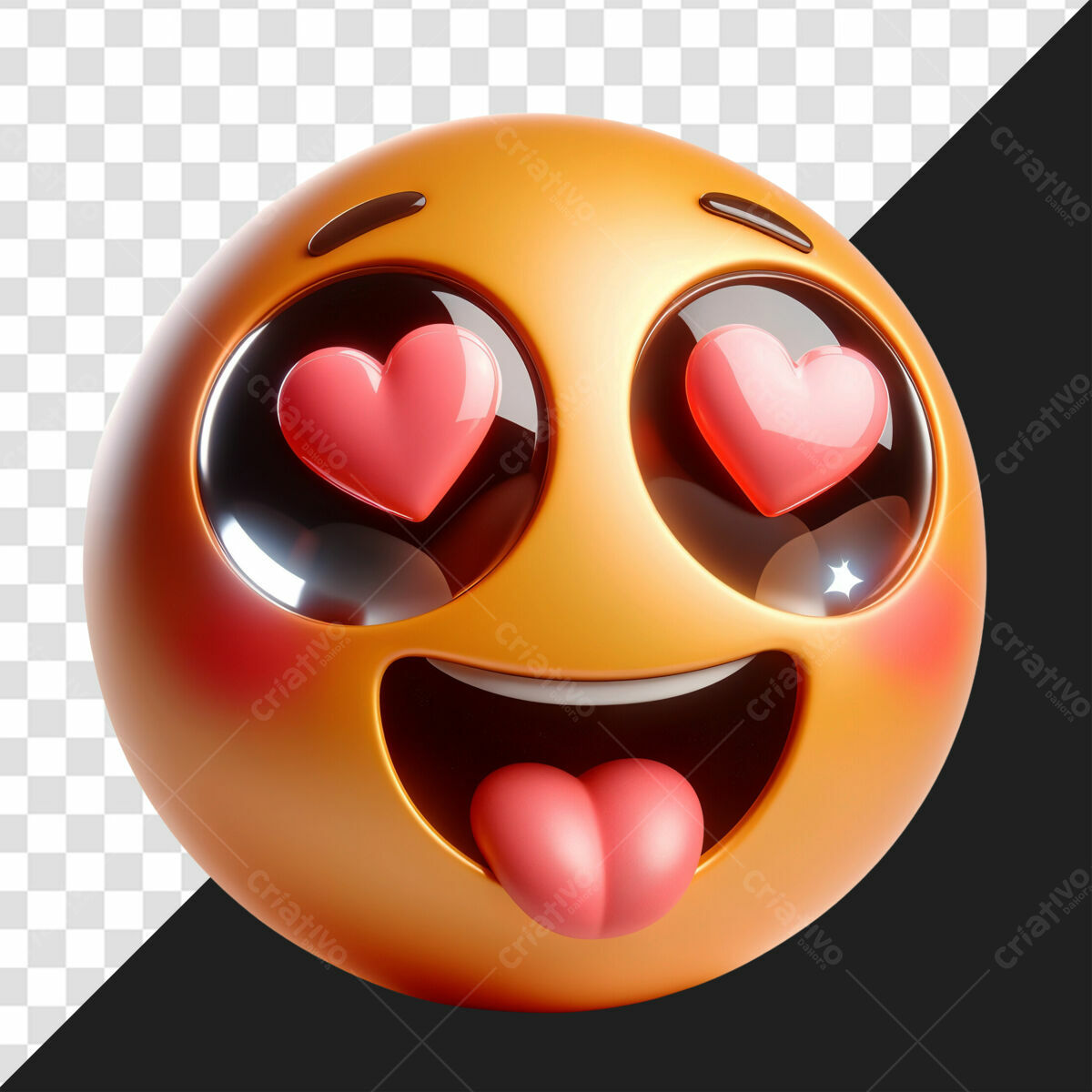emoji apaixonado vs emoji coração partido