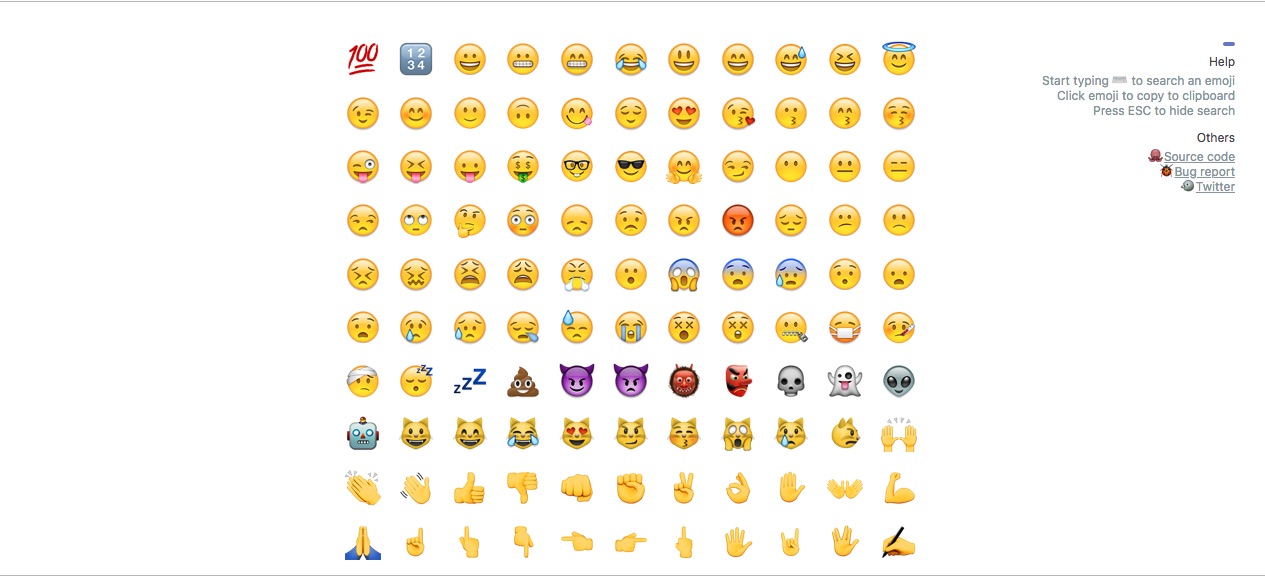 emoji para copiar