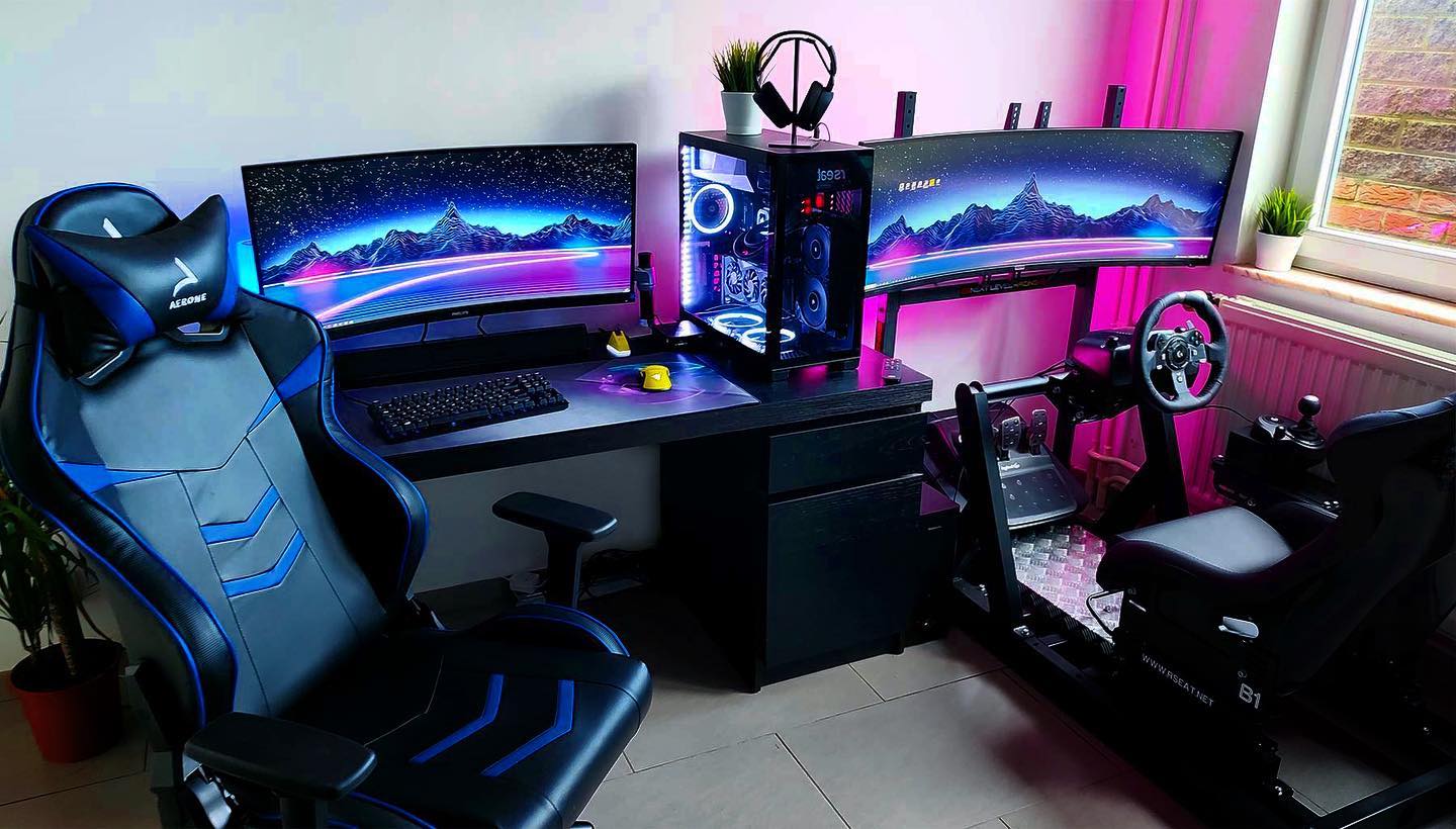 ergonomia pc setup confortável 2026